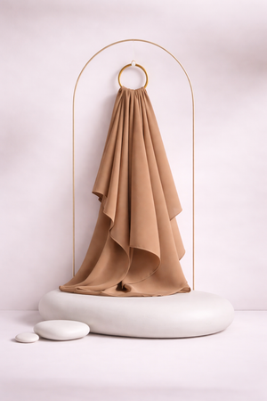 Moja Premium Malaysian Heavy Georgette – Cappuccino