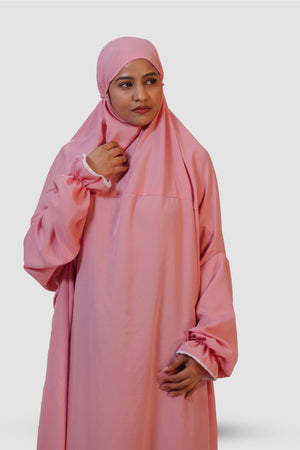 The Laya Series | Premium Plain Crepe Rose Premium Plain Crepe