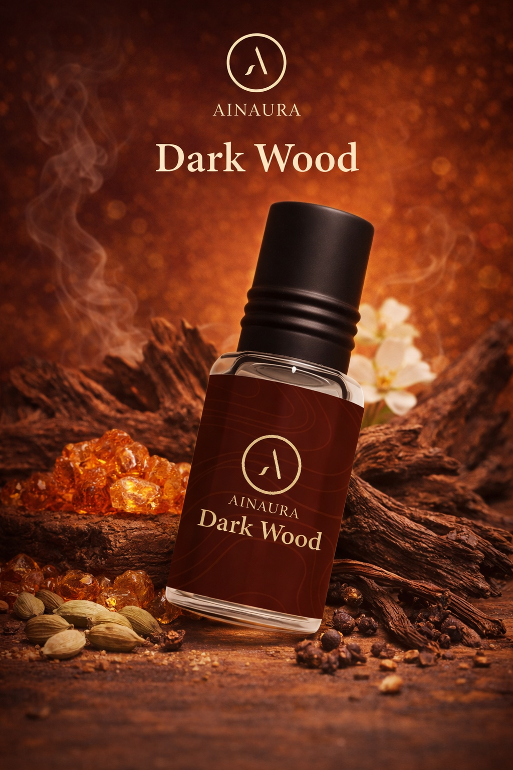 Dark Wood – Premium Attar by AINAURA