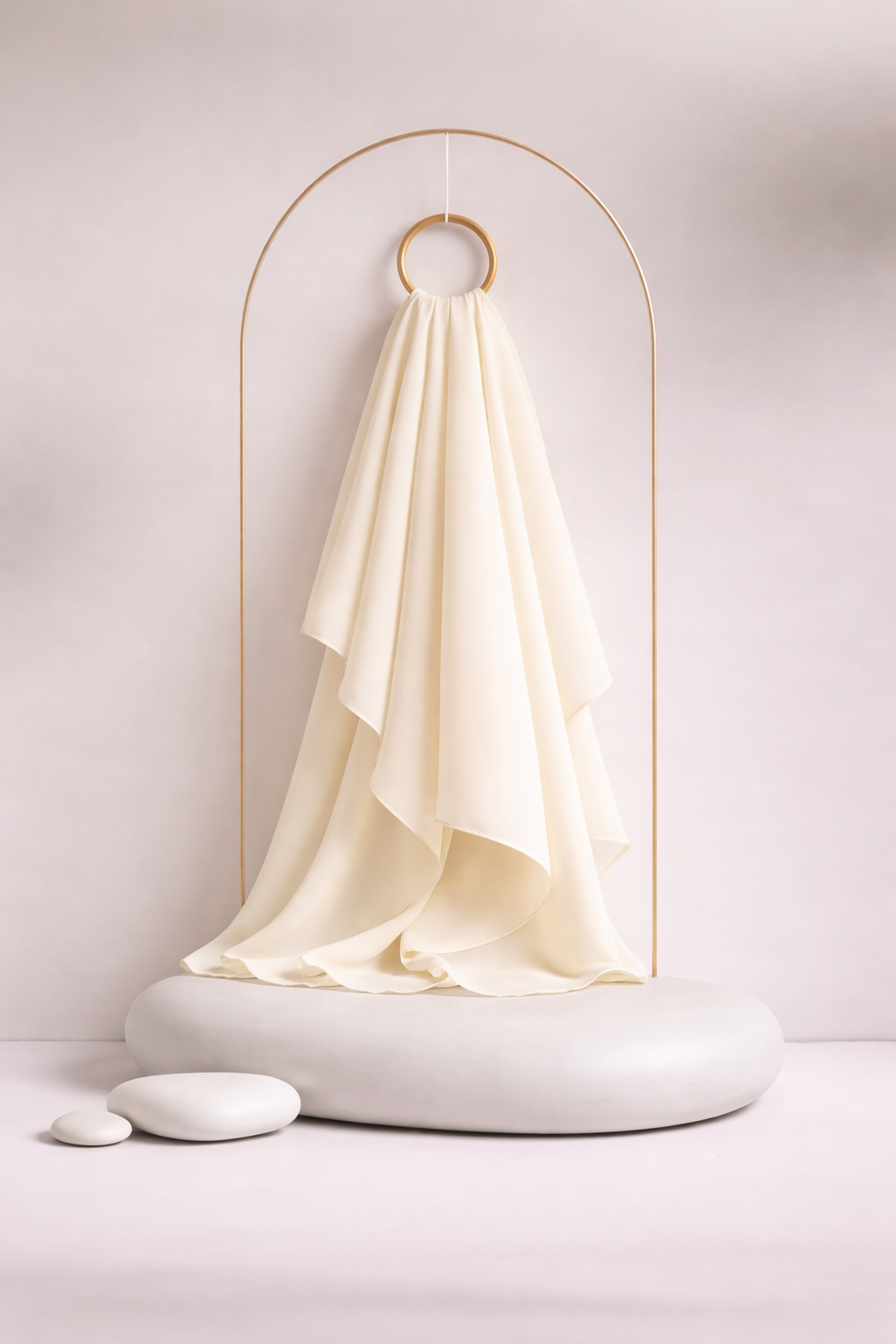 Moja Premium Malaysian Heavy Georgette - Ivory