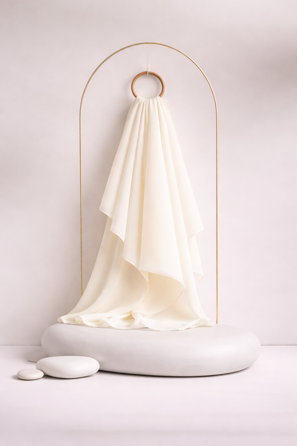 Moja Premium Malaysian Heavy Georgette - Off White
