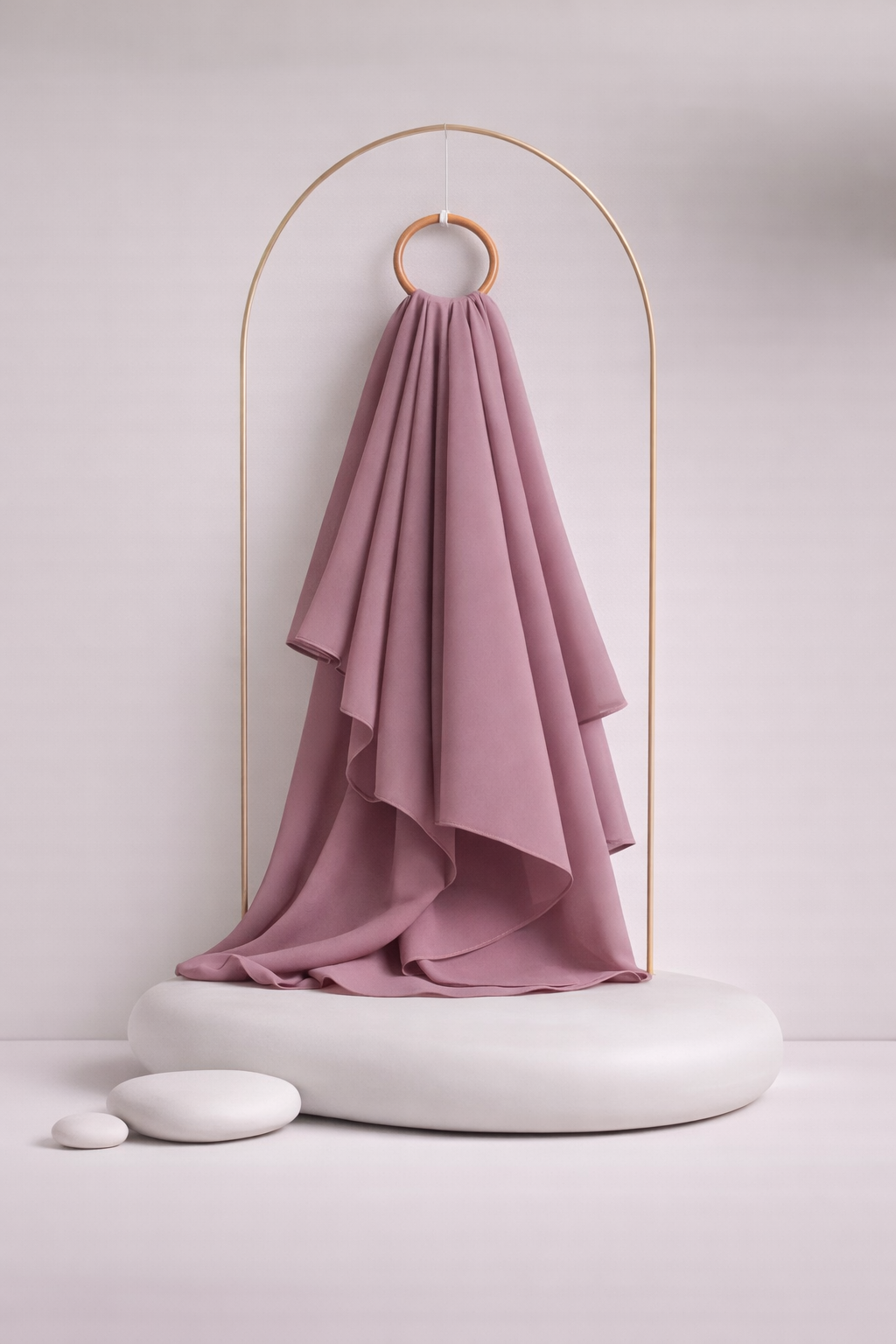 Moja Premium Malaysian Heavy Georgette - Mauve