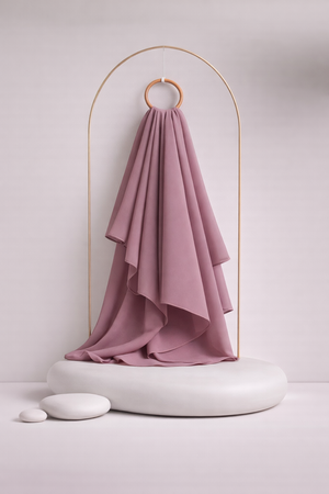 Moja Premium Malaysian Heavy Georgette - Mauve