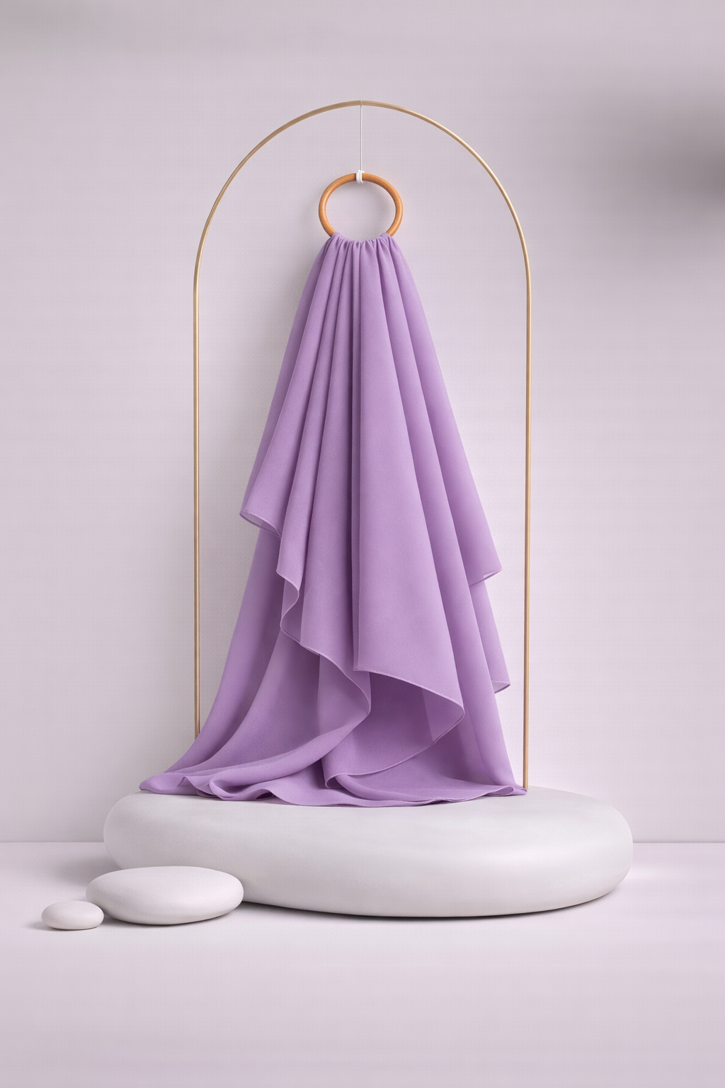 Moja Premium Malaysian Heavy Georgette - Orchid