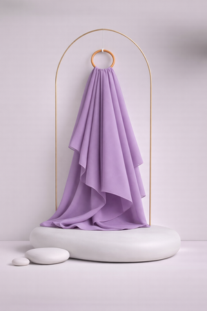 Moja Premium Malaysian Heavy Georgette - Orchid