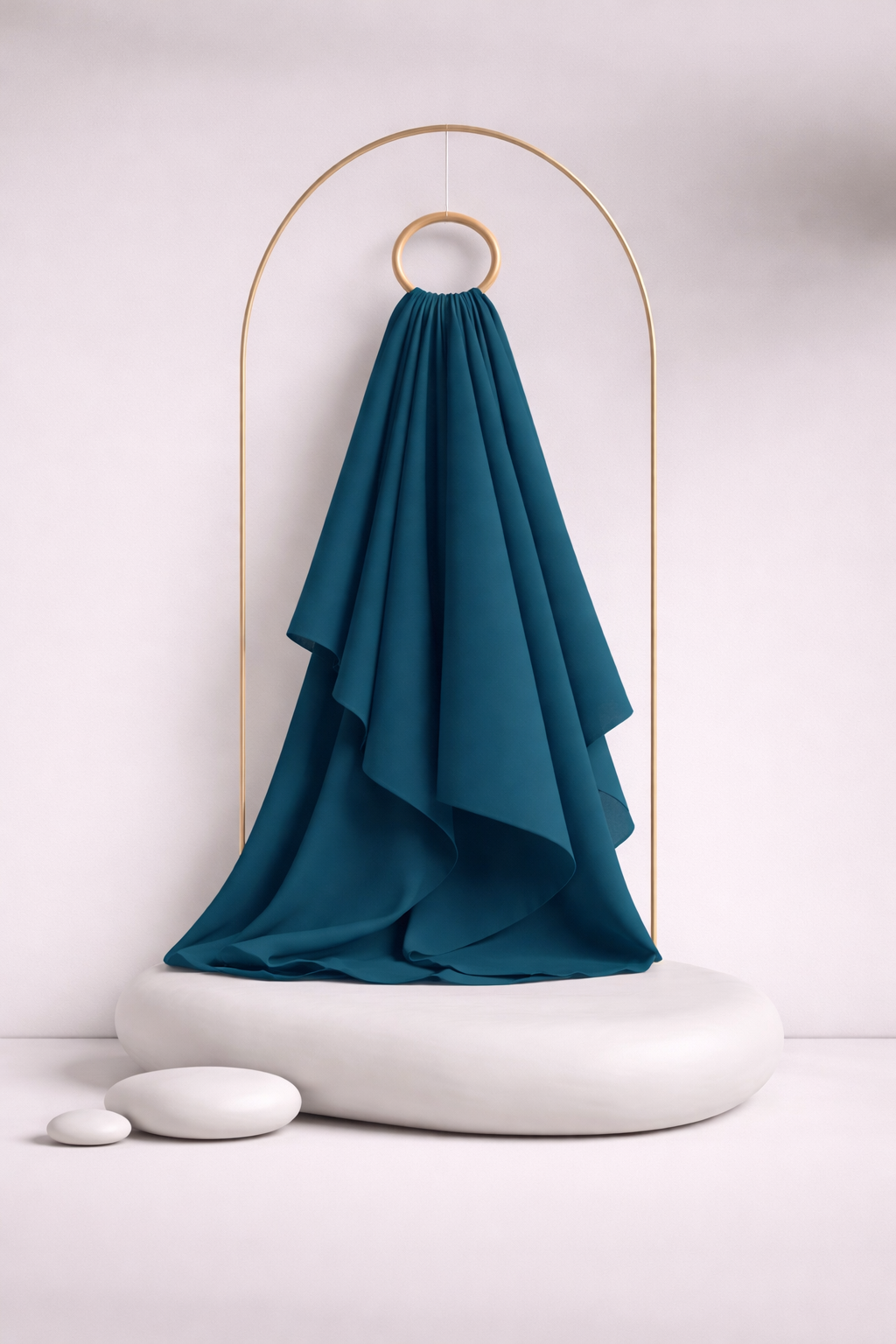Moja Premium Malaysian Heavy Georgette - Dark Teal