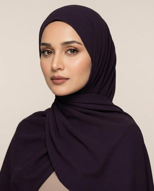 Ainaura Premium Moja Jersey Navy Blue Colour Scarf