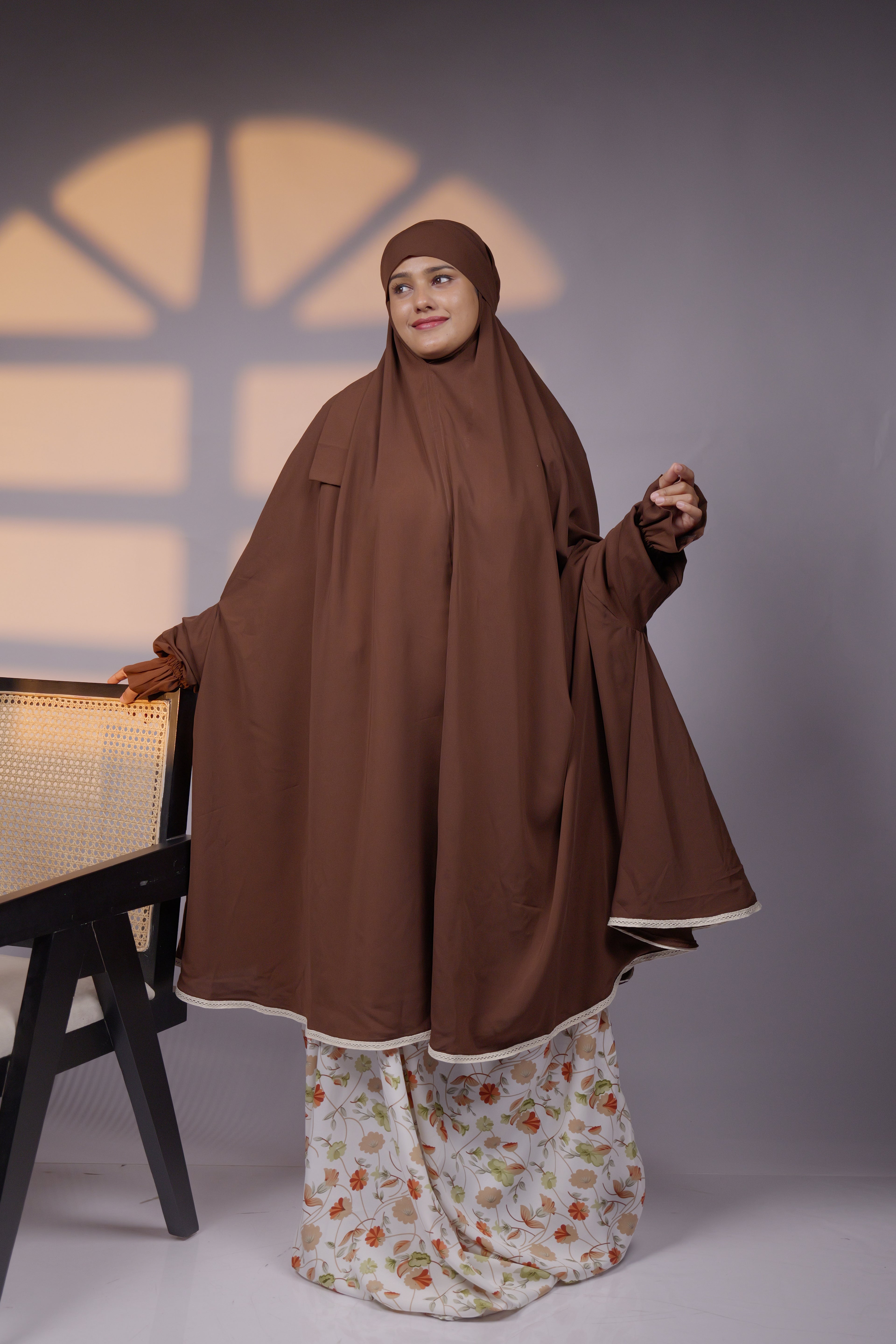 Ainaura | Premium Coffee Brown Jilbab