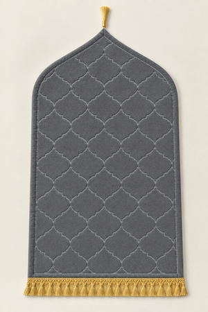 Ainaura Charcoal Noor Customized Prayer Mat - AinAura
