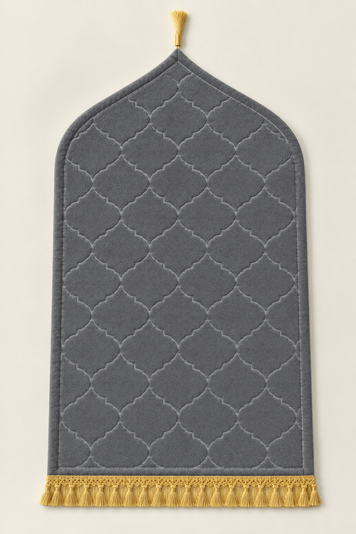 Ainaura Charcoal Noor Customized Prayer Mat - AinAura