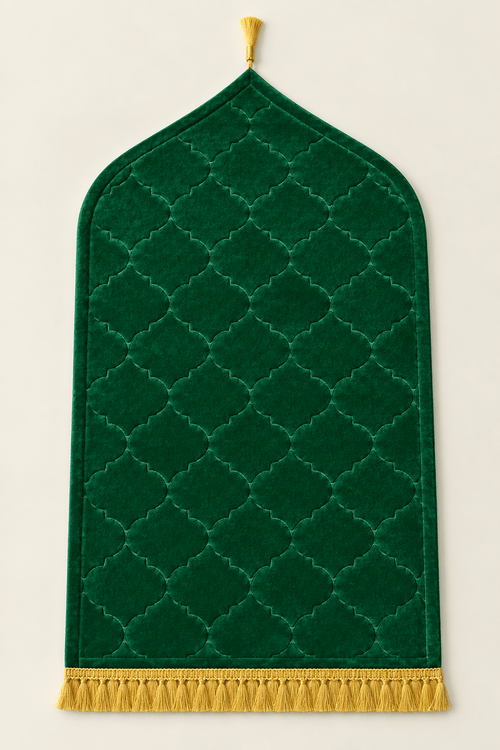 Ainaura Emerald Noor Customised Prayer Mat - AinAura