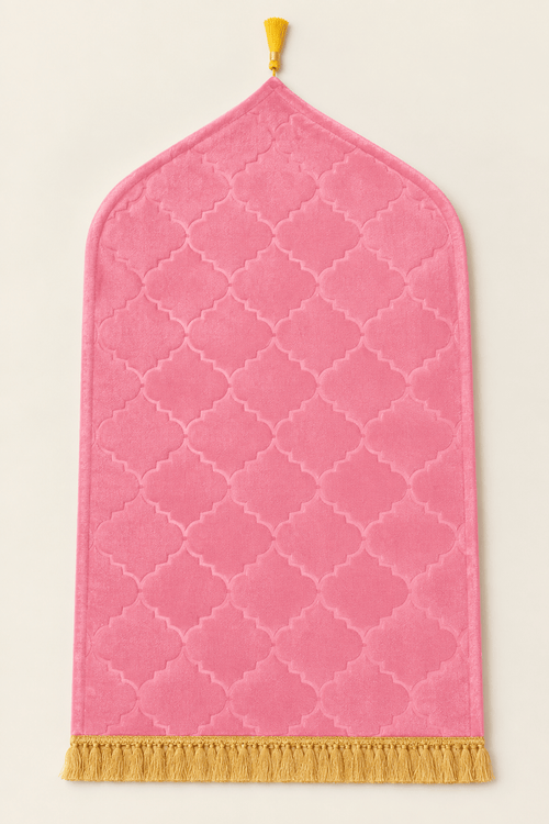 Ainaura Pink Noor Customised Prayer Mat - AinAura
