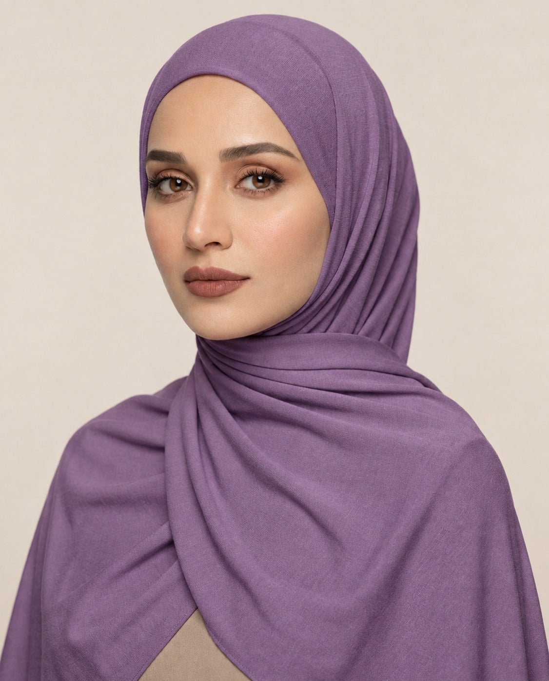 Ainaura Premium Moja Jersey Hijab - Lavender - AinAura
