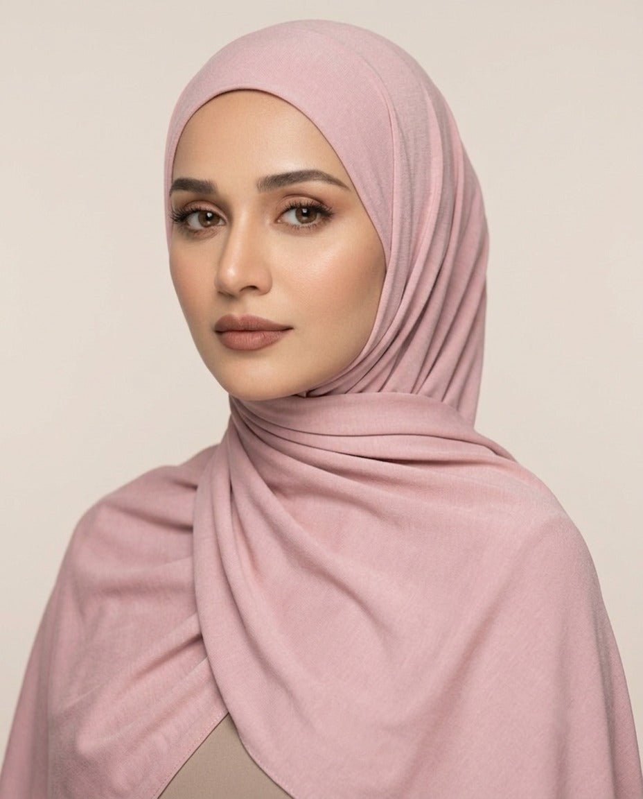Ainaura Premium Moja Jersey Hijab – Opera Mauve - AinAura