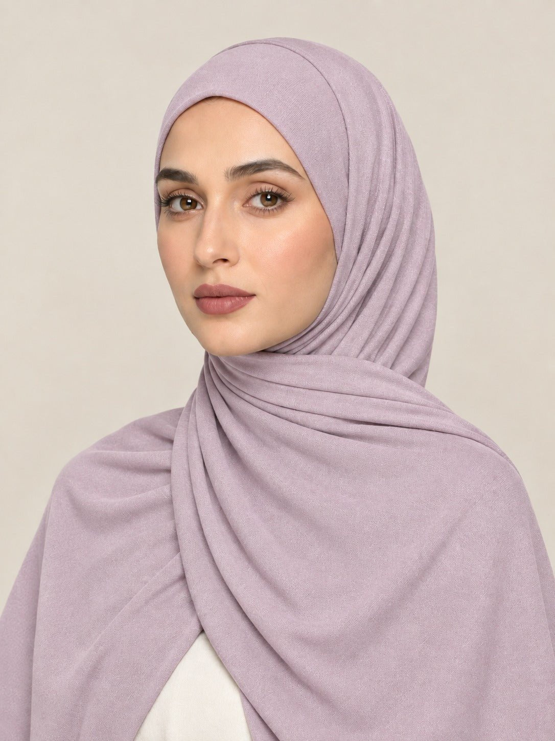 Ainaura Premium Zera Jersey Hijab – Light Opera - AinAura