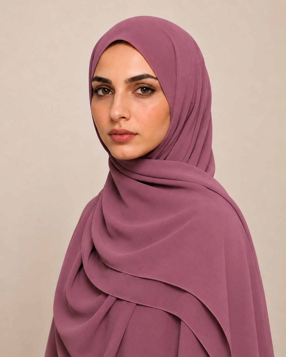 Ainaura Premium Zera Malaysian Crepe Hijab – Bullet Slipper - AinAura