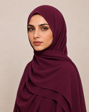 Ainaura Premium Zera Malaysian Crepe Hijab – Sandria - AinAura