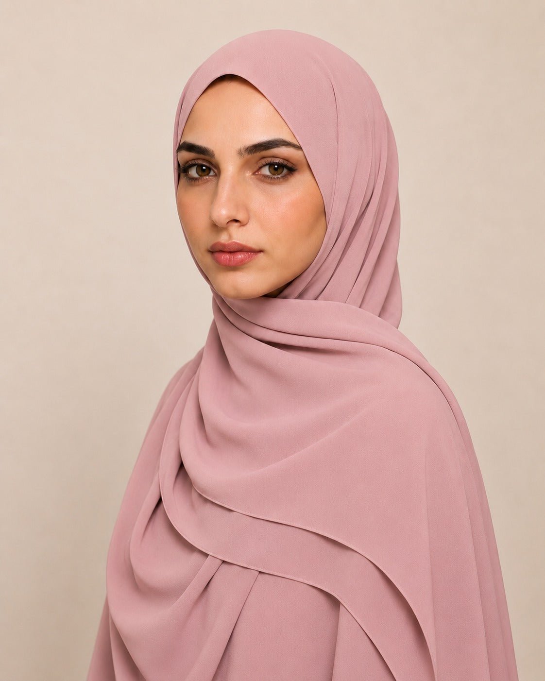 Ainaura Premium Zera Malaysian Crepe Hijab – Taffy - AinAura
