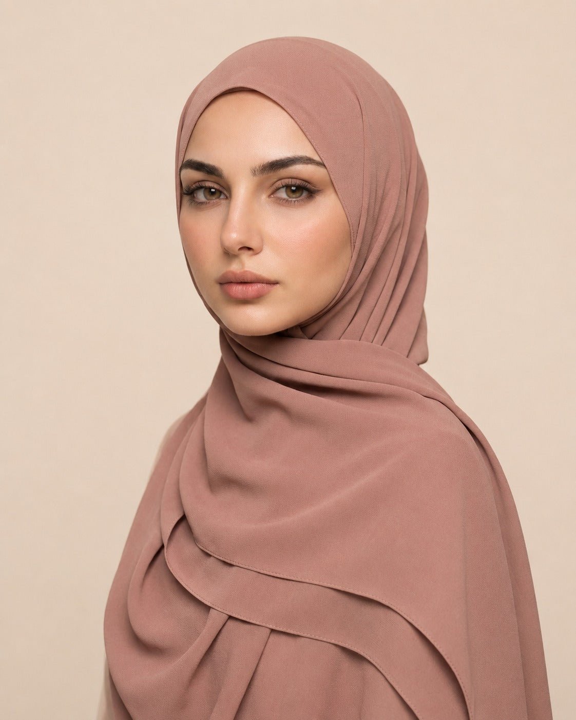 Ainaura Premium Zera Malaysian Georgette Hijab – Thulian - AinAura