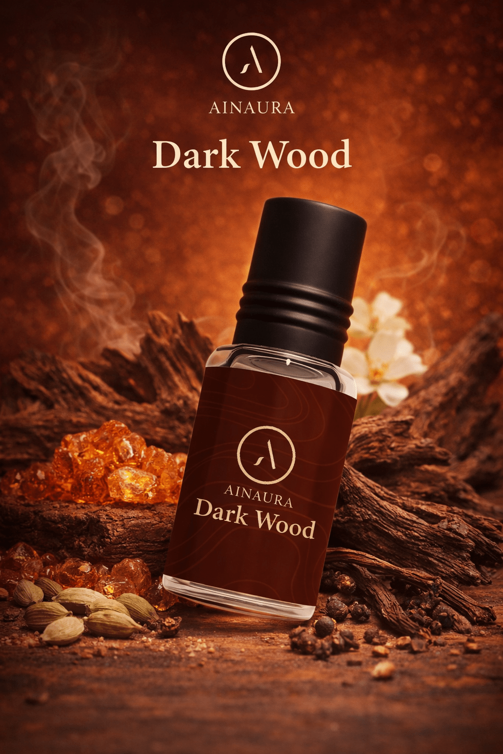 Dark Wood – Premium Attar by AINAURA - AinAura