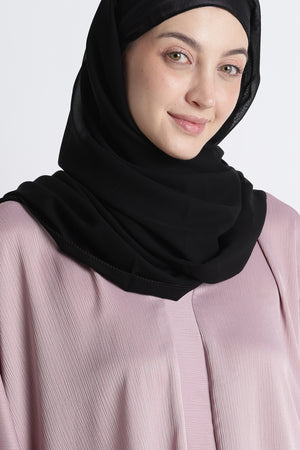 Ainaura | Desert Rose Scalloped Dubai Abaya