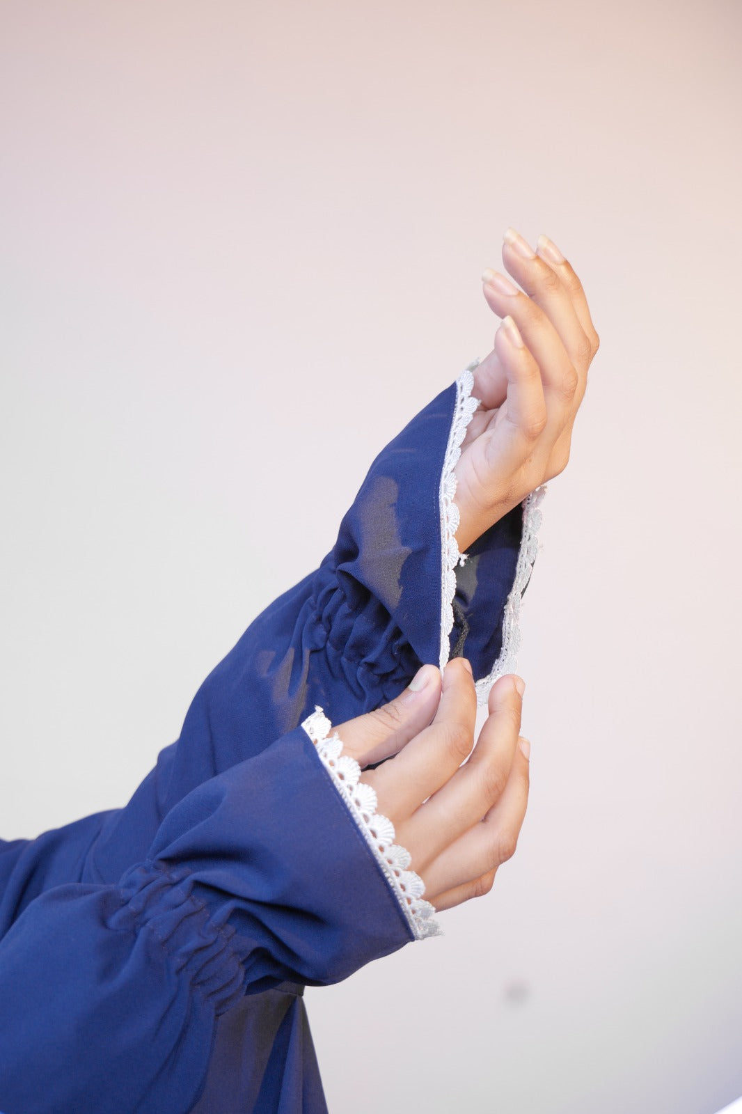 Ainaura | Premium Navy Blue Jilbab