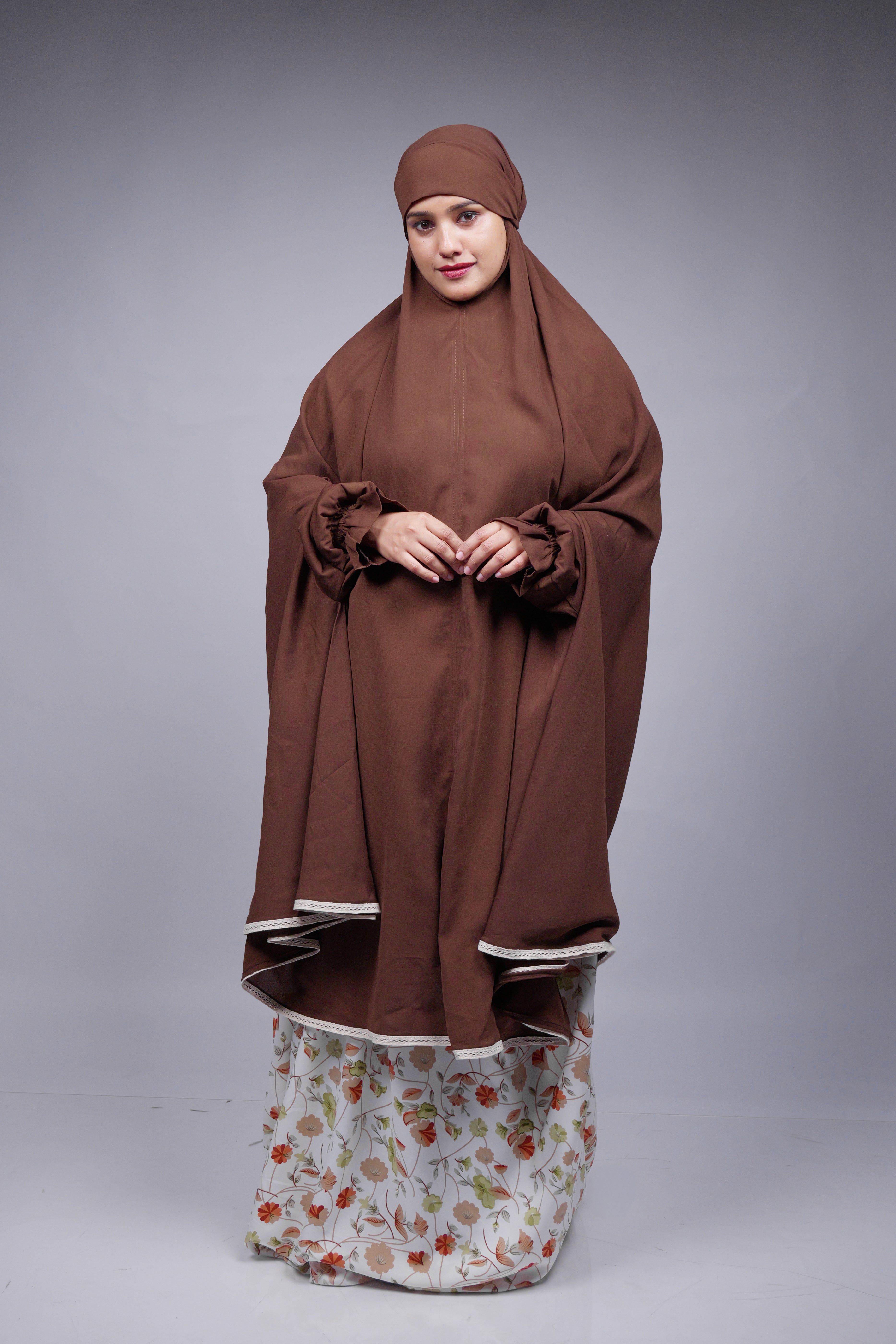 Ainaura | Premium Coffee Brown Jilbab