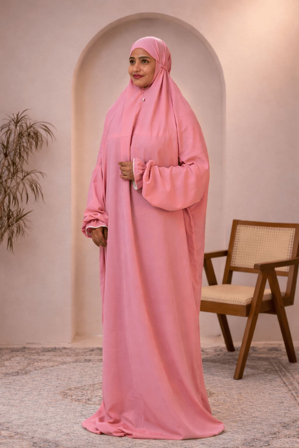The Laya Series | Premium Plain Crepe Rose Premium Plain Crepe - AinAura