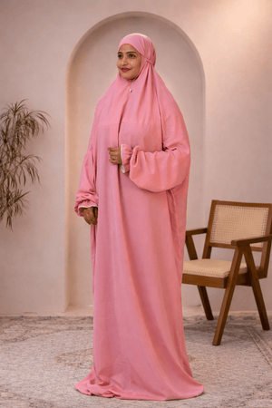 The Laya Series | Premium Plain Crepe Rose Premium Plain Crepe - AinAura